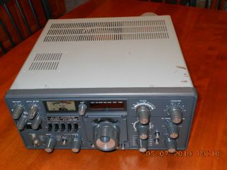 1970 ' s Vintage Yaesu FT - 101ZD HF SSB Transceiver HAM Radio w/mic 4