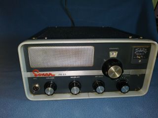 Vintage Sonar Fs - 23 Cb Radio In 4 Pin Mod