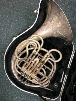 Vintage Elkhart Era,  Four - Digit Serial,  Bach Double French Horn,  100 Functional