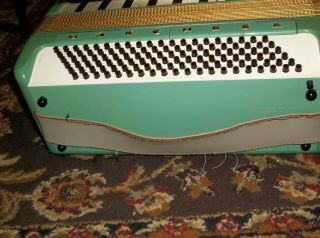 VINTAGE HOHNER MARCHESA ACCORDIAN SQUEEZE BOX MUSIC INSTRUMENT ECO FRIENDLY 7