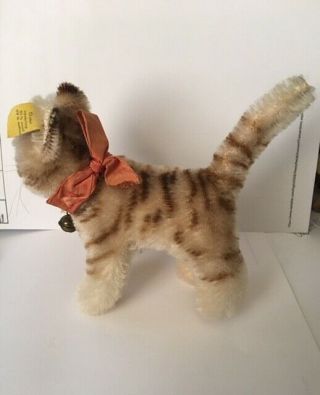STEIFF Old Antique Mohair Tapsy Cat 1315,  00 3
