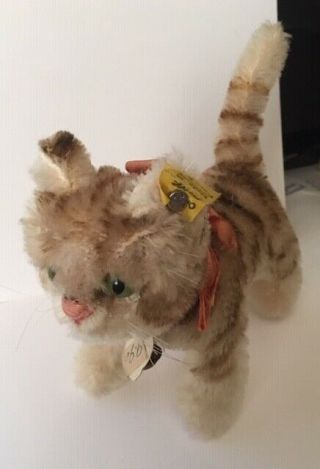 STEIFF Old Antique Mohair Tapsy Cat 1315,  00 6