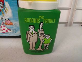 VINTAGE 1974 THERMOS ADDAMS FAMILY METAL LUNCHBOX COMPLETE ??? 2