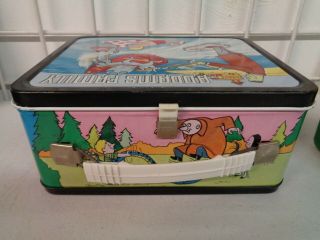 VINTAGE 1974 THERMOS ADDAMS FAMILY METAL LUNCHBOX COMPLETE ??? 8