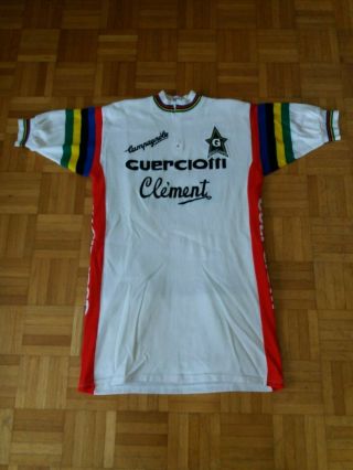Guerciotti Vintage Cycling Jersey Wool Blend