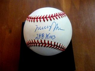 Tommy John 288 Wins Ny Yankees La Dodgers Signed Auto Vintage Oal Baseball Jsa
