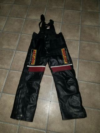 Vintage Skidoo Leather Suit 2