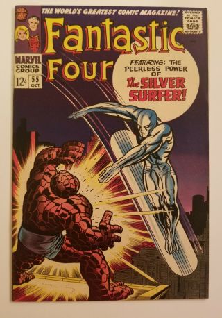 Fantastic Four 55 Vintage 1966 Very Marvel Comics