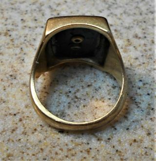 Vintage Sigma Chi 10K Gold Fraternity Sorority Ring 2