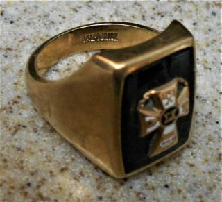 Vintage Sigma Chi 10K Gold Fraternity Sorority Ring 5