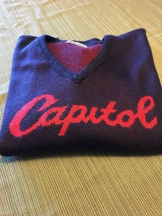 Capitol Records Vintage Sweater Unisex Rare,  Collectors Item