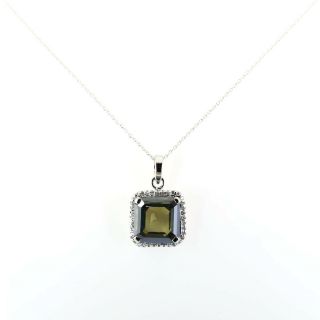 Huge 11.  30 Ct Certified,  Gorgeous Blue Diamond Pendant.  RARE - Full of Sparkle 3