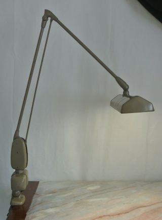 Vintage Dazor Floating Industrial Drafting Desk Task Table Lamp SteamPunk ' A ' 2
