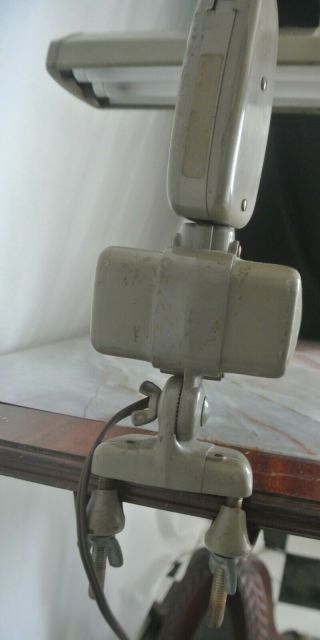 Vintage Dazor Floating Industrial Drafting Desk Task Table Lamp SteamPunk ' A ' 8
