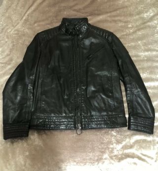 Belstaff Framingham Leather Biker Jacket £1195 Paid Medium 48 Nwt Rare Piece