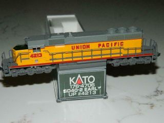 Kato N Scale 176 - 4706 Union Pacific Sd40 - 2 Early Diesel Loco 4213 Vtg/nos