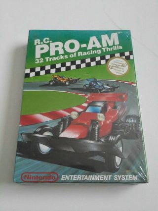 Vintage R.  C Pro - Am Racing Game Nintendo Factory