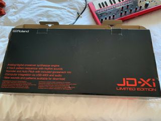 Roland Jd - Xi (37 Mini - Key Analog & Digital Synth) Rare Red Limited Edition