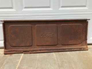1937 - 38 Antique Ford Tailgate