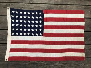 American 48 Star Flag - Vintage Samson Bunting - 2 X 3 - Sewn Stars