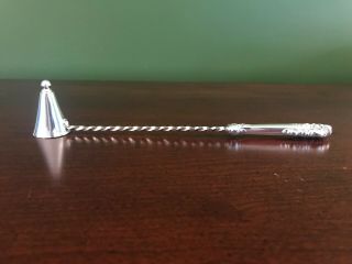 Wallace Grande Baroque 9 " Sterling Silver Candle Snuffer