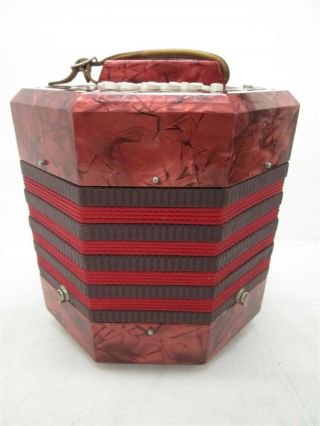 Unbranded Vintage 37 - Button Concertina Made in Italy No Case 5