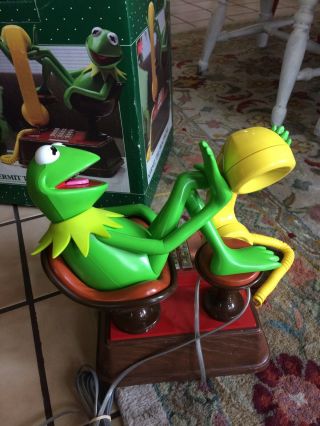Comdial ATC Vintage 1983 Kermit The Frog Phone w/ Box,  Instructions Telephone 8