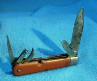 Vintage Elsener Schwyz Swiss Made 42 Utility Pocket Knife "