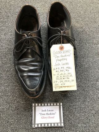 Josh Lucas’s Screen Worn Vintage Shoes from the film “Glory Road” Size 10 2