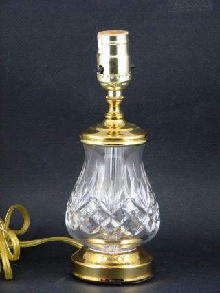 Vintage Waterford Crystal Desk Lamp From Ireland - Barely