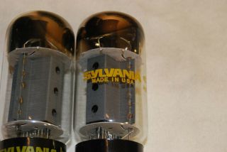 Strong Vintage 1970s Sylvania EL34 / 6CA7 Tubes 3