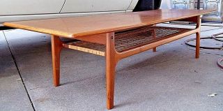Vintage Denmark Trioh Teak Table - Approximately 68 " Long & 24 " Wide -