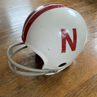 Vintage Nebraska Cornhuskers College Football Helmet Size Small 70s 60s 50s