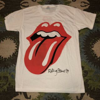Vintage Orig.  Rolling Stones 1989 Steel Wheels Tour Concert T - Shirt Unworn