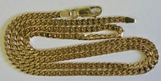 Vintage 9ct Solid Gold Heavy Necklace - 20grams (not Scrap)