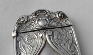 Antique E.  P.  Co.  Art Nouveau Sterling Silver Match Safe Vesta Case 17 grams 3