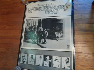 Vintage Grateful Dead Workingman ' s Dead Poster 1970s 5