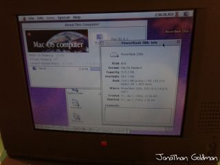 Apple Macintosh PowerBook Duo 280c 68LC040 24MB RAM 1GB HD Mac OS 8.  1 Vintage 10