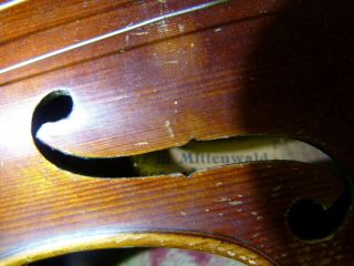 Antique JOSEF KLOTZ German Violin IN MITTENWALDE ANNO 1794 VIOLIN 12