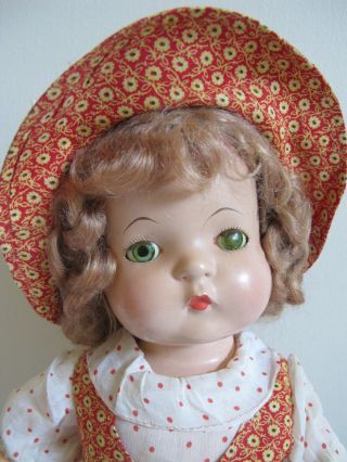 Museum Quality Vintage Effanbee Patsy Joan Doll Composition w/Tagged Outfit 2