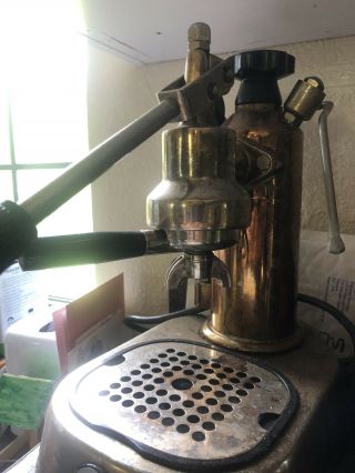 Vintage La Pavoni Europiccola Espresso Machine 110 v.  1976 5