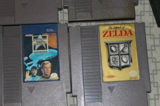 Vintage Nintendo NES Video Game System Bundle (8) games,  (2) Consoles with case 7