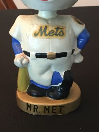 Vintage MR MET MLB York Mets Bobble head Bank 10