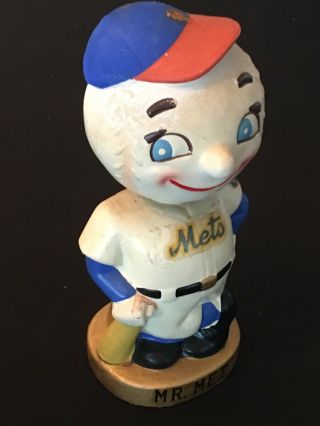 Vintage MR MET MLB York Mets Bobble head Bank 6