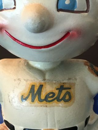 Vintage MR MET MLB York Mets Bobble head Bank 9