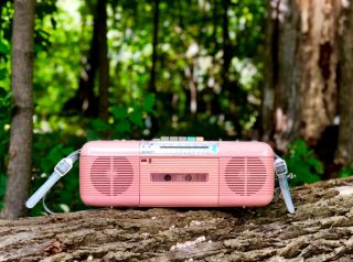 Vintage Sharp QT - 50 (P) Pink Stereo AM/FM Cassette STRANGER THINGS 3 2