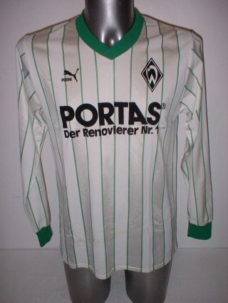 Werder Bremen Puma Adult Medium Shirt Jersey Trikot Football Soccer Vintage 88 7 2