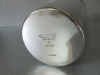 ART DECO VINTAGE MAPPIN & WEBB SILVER PLATE COCKTAIL SHAKER 5