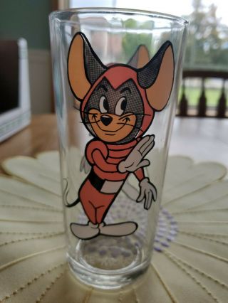 Very Rare Vintage Space Mouse Pepsi Collector Glass,  Walter Lantz 2