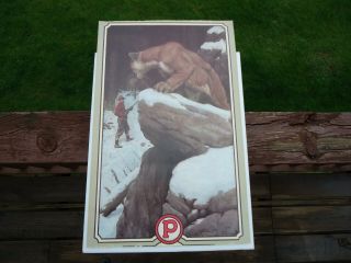 Vintage Hunting Sign Philip R Goodwin Calendar Top 1930